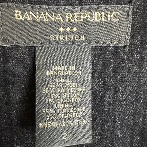 Banana Republic Dark Gray Ribbed Mini Skirt Size 2 - Picture 9 of 9